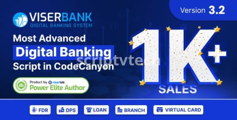 ViserBank - Digital Banking System Script