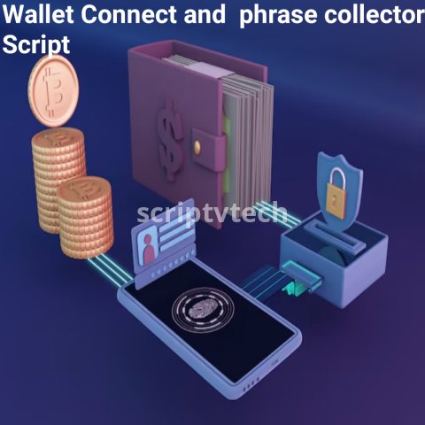 Wallet Connect and automatic phrase collector Script