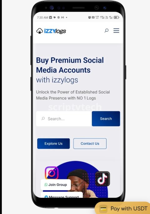 Buy or Sell Social media Accounts Script