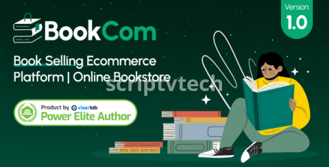 BookCom - Book Selling Ecommerce Script | Online Bookstore