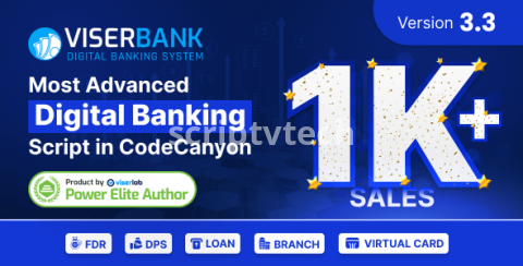 ViserBank - Digital Banking System Script